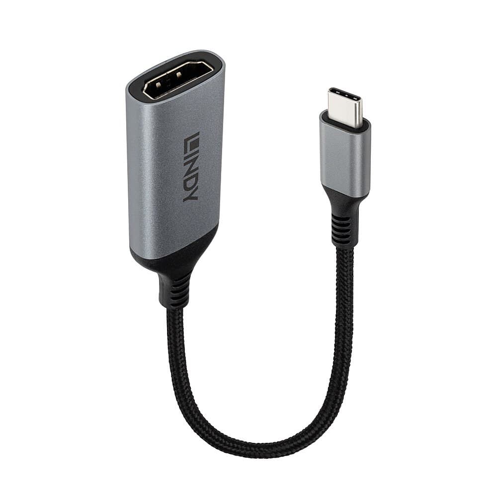 Lindy 43428 video cable adapter 0.15 m USB Type-C HDMI Grey - Image 1