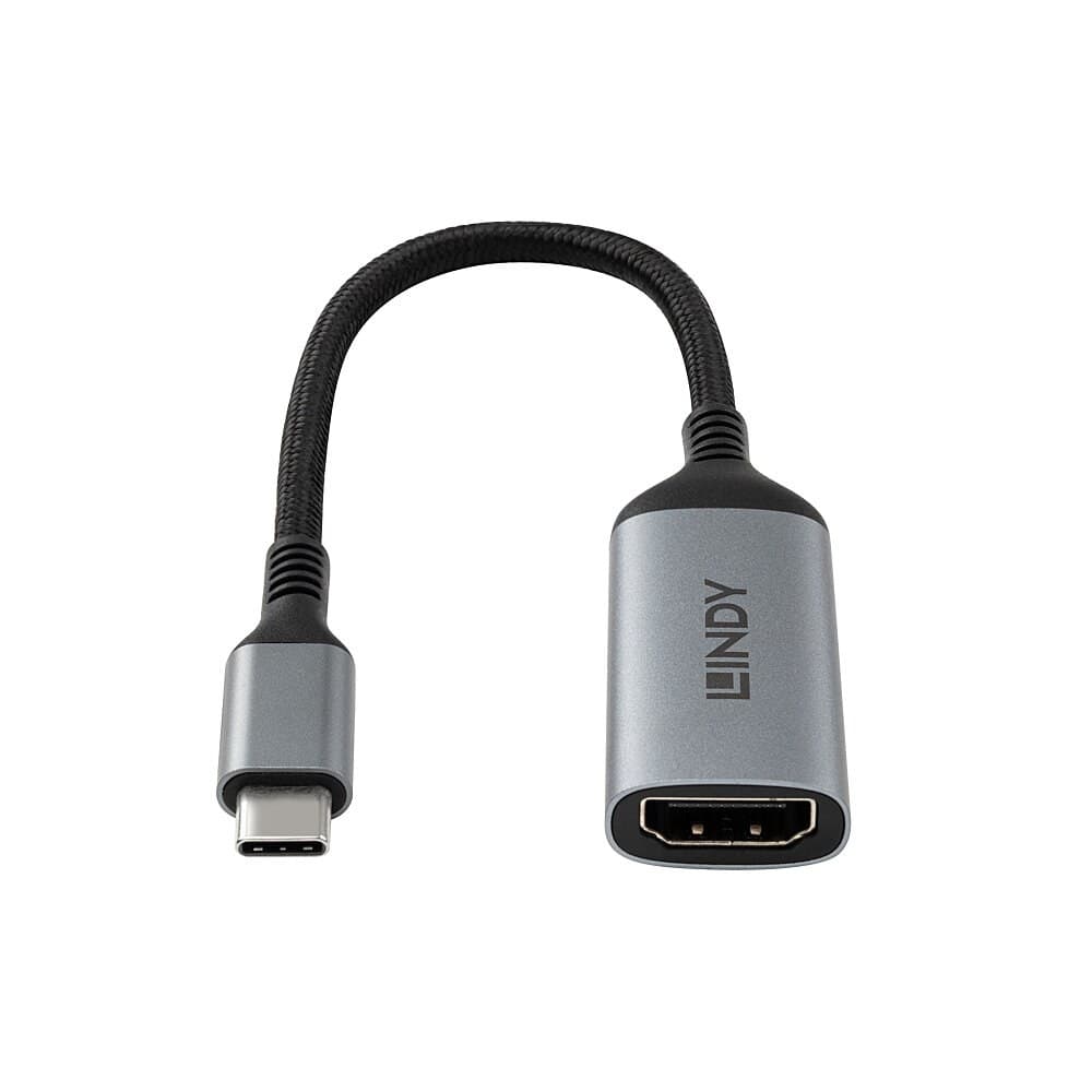 Lindy 43428 video cable adapter 0.15 m USB Type-C HDMI Grey - Image 3
