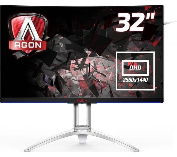 AOC AG322QCX Quad HD 31.5" Curved LED Gaming Monitor - Black - Image 10
