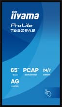 iiyama T6529AS-B1AG Signage Display Kiosk design 163.8 cm (64.5") LED Wi-Fi 420 cd/m² 4K Ultra HD Black Touchscreen Built-in processor Android 24/7 thumbnail 4