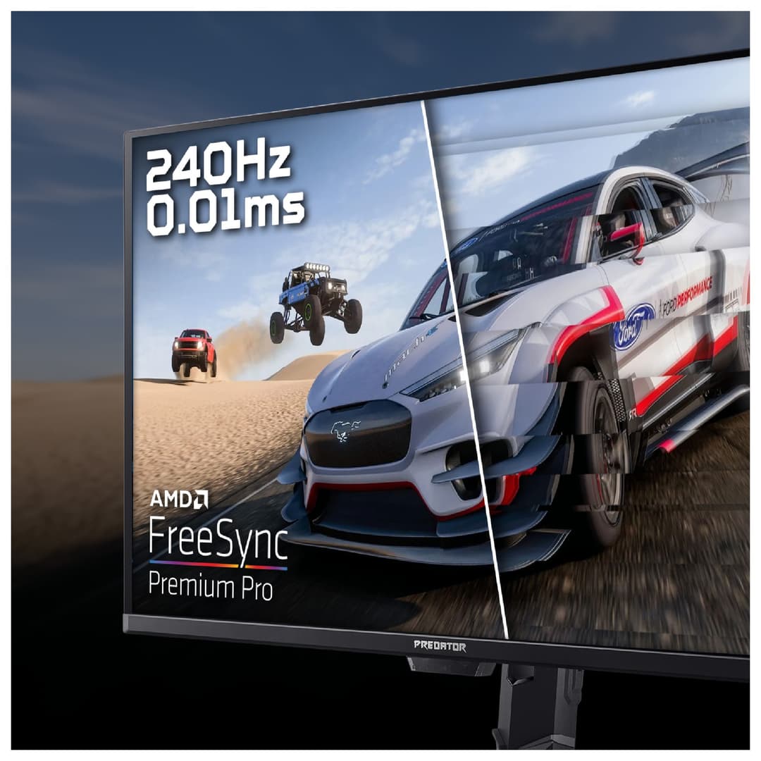 Acer Predator X32 X5 32" QD-OLED 4K UHD 240 Hz 0.03ms AI ProxiSense Height Adjustable Gaming Monitor with Speakers - Image 5