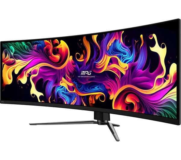 MSI MPG 491CQP Super Ultra Wide Quad HD 49" Curved Quantum Dot Gaming Monitor - Black - Image 5