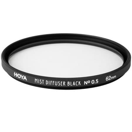 Hoya 62mm Mist Diffuser Black No. 0.5 Glass Filter - Image 1