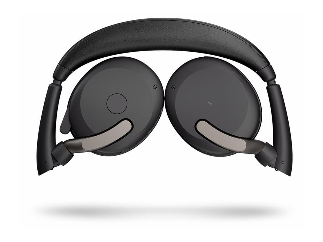 Jabra Evolve2 65 Flex UC Stereo Wireless Headset - Black - USB-A - Image 1