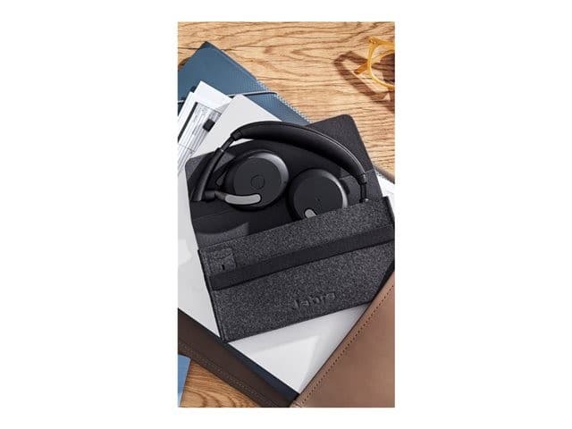 Jabra Evolve2 65 Flex UC Stereo Wireless Headset - Black - USB-A - Image 6