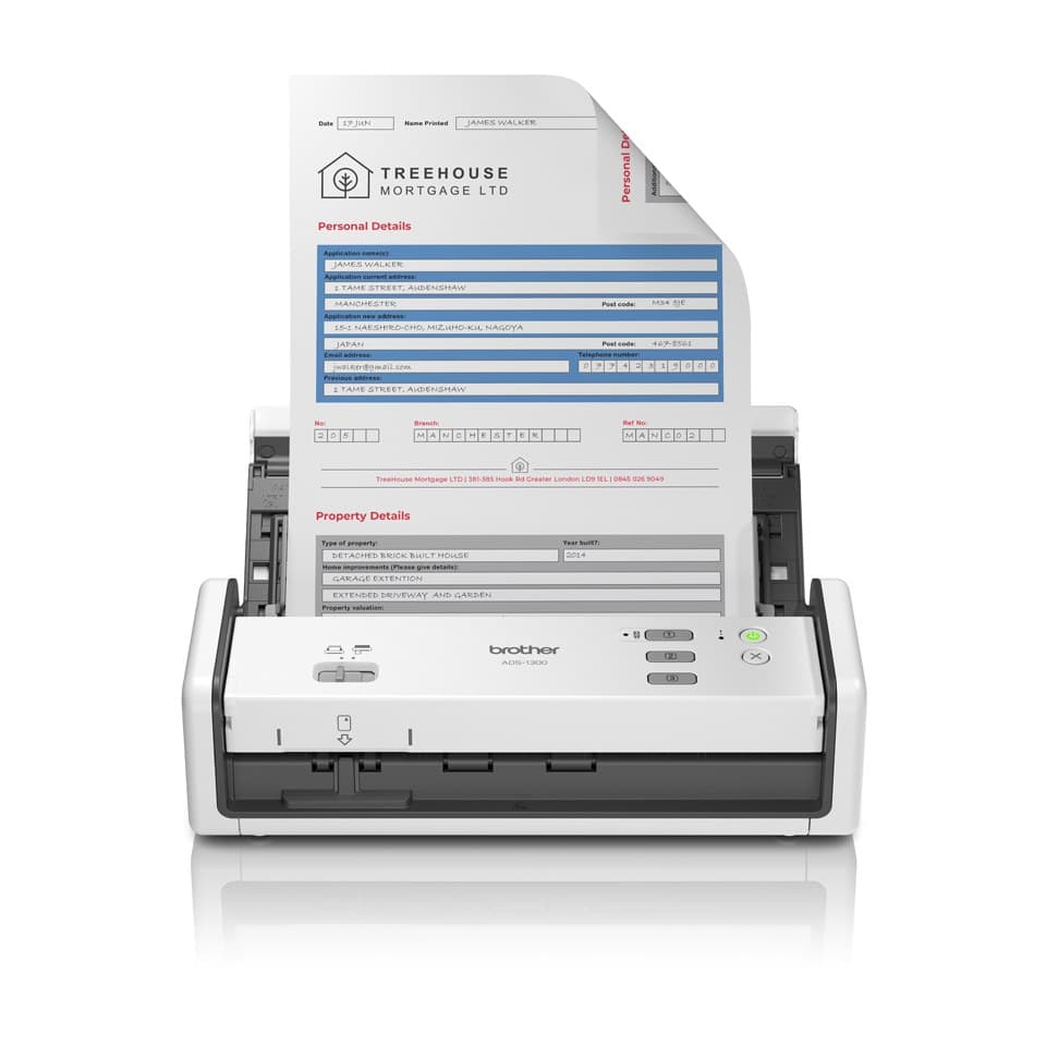 Brother ADS-1300 ADF scanner 600 x 600 DPI A4 White - Image 1