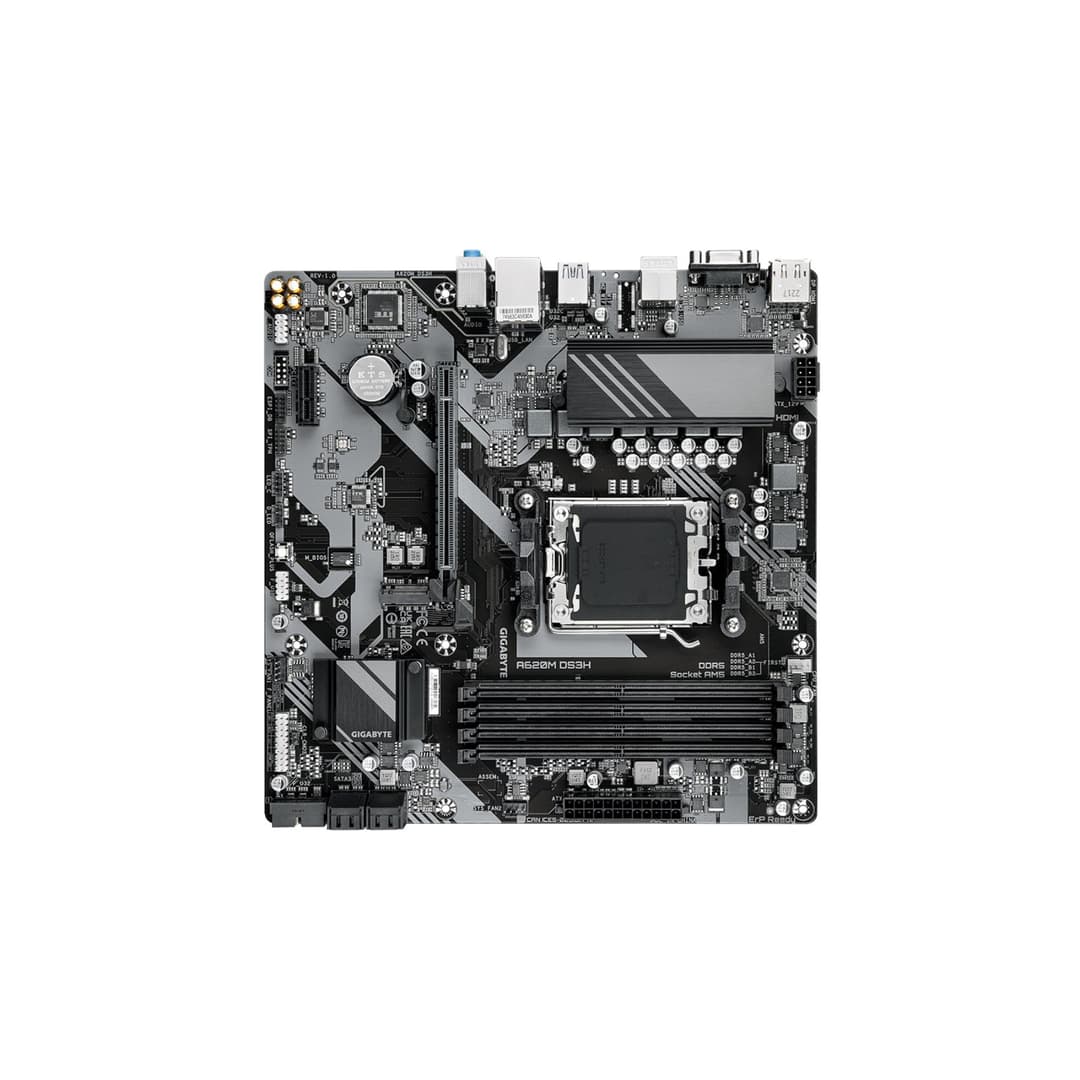 GIGABYTE A620M DS3H Micro ATX AMD Socket AM5 Motherboard - Image 4