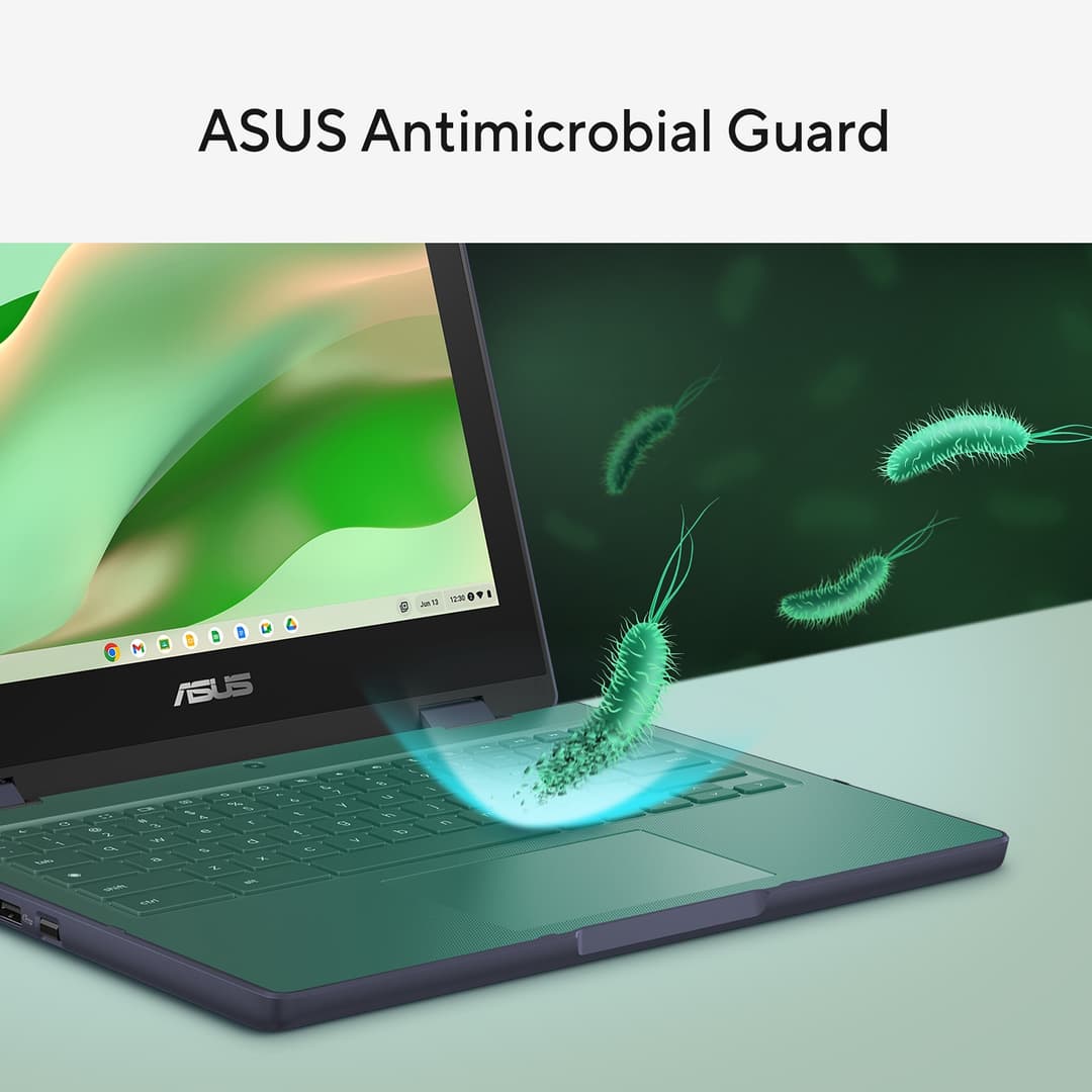 ASUS Chromebook CZ11 Flip CZ1104FM2A-NS0146 MediaTek Kompanio 520 4GB RAM 64GB eMMC 11.6" Touchscreen HD ChromeOS 2-in-1 Laptop - Image 2