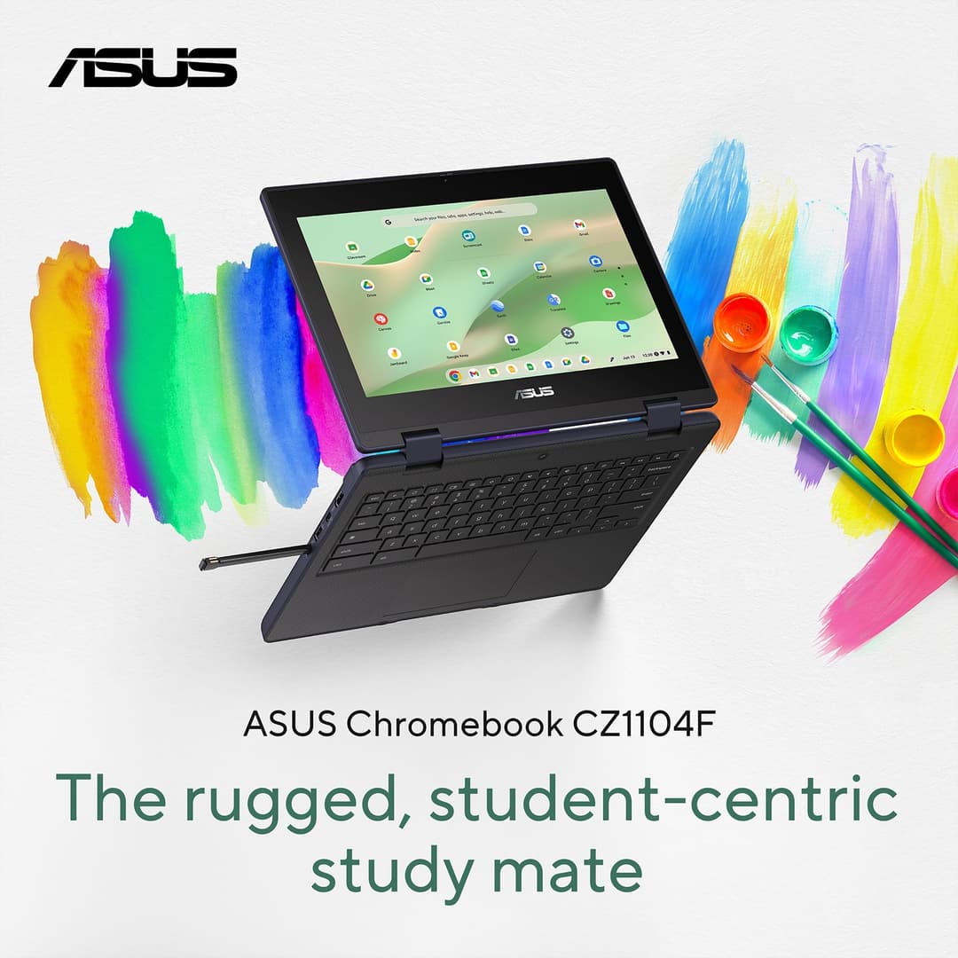 ASUS Chromebook CZ11 Flip CZ1104FM2A-NS0146 MediaTek Kompanio 520 4GB RAM 64GB eMMC 11.6" Touchscreen HD ChromeOS 2-in-1 Laptop - Image 3