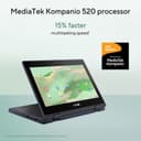 ASUS Chromebook CZ11 Flip CZ1104FM2A-NS0146 MediaTek Kompanio 520 4GB RAM 64GB eMMC 11.6" Touchscreen HD ChromeOS 2-in-1 Laptop thumbnail 7