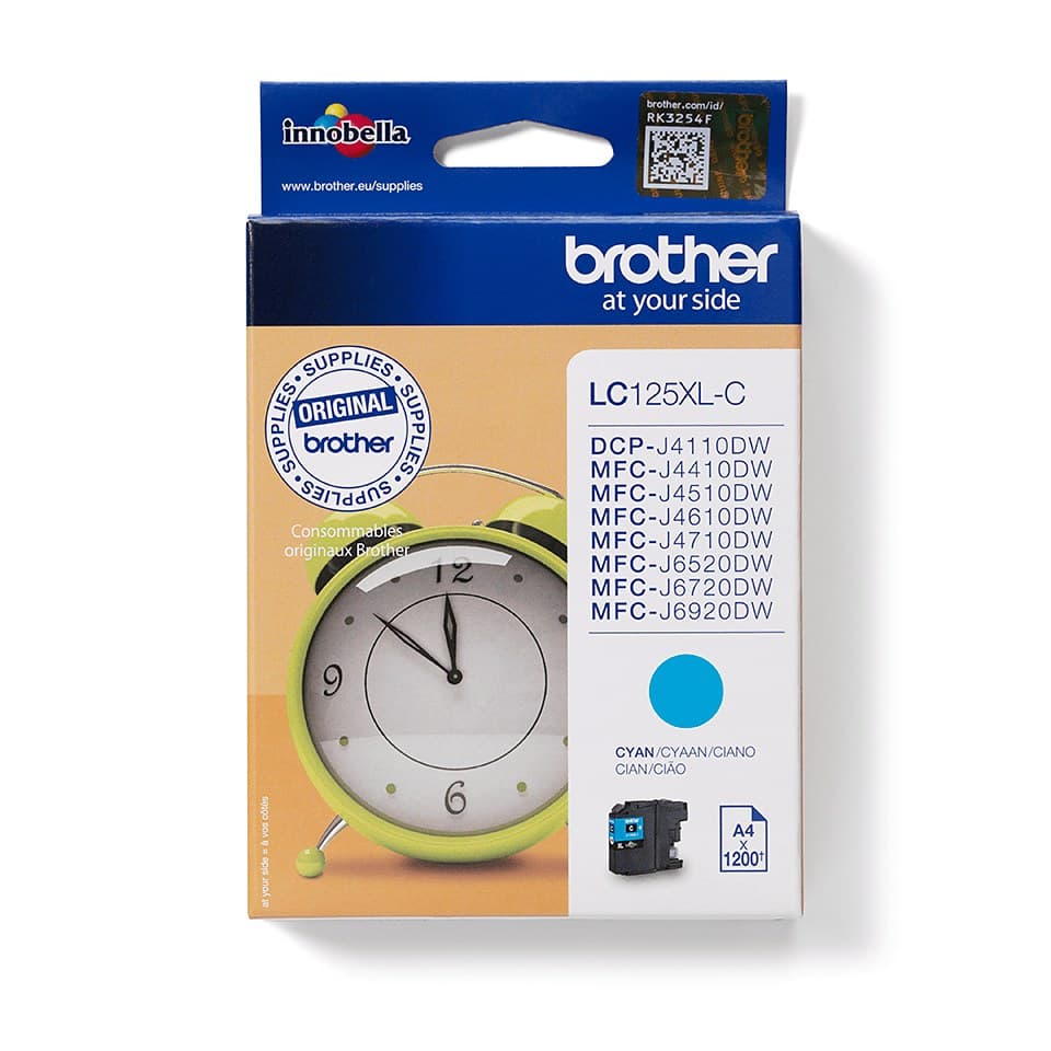 Brother LC-125XLC ink cartridge 1 pc(s) Original Cyan - Image 1