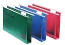 Rexel Crystalfile Classic Foolscap Suspension File 30mm Green (50) thumbnail 1