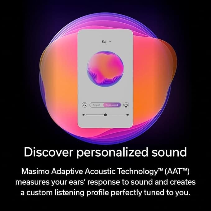 Denon PerL Wireless Earbuds Black - Image 3
