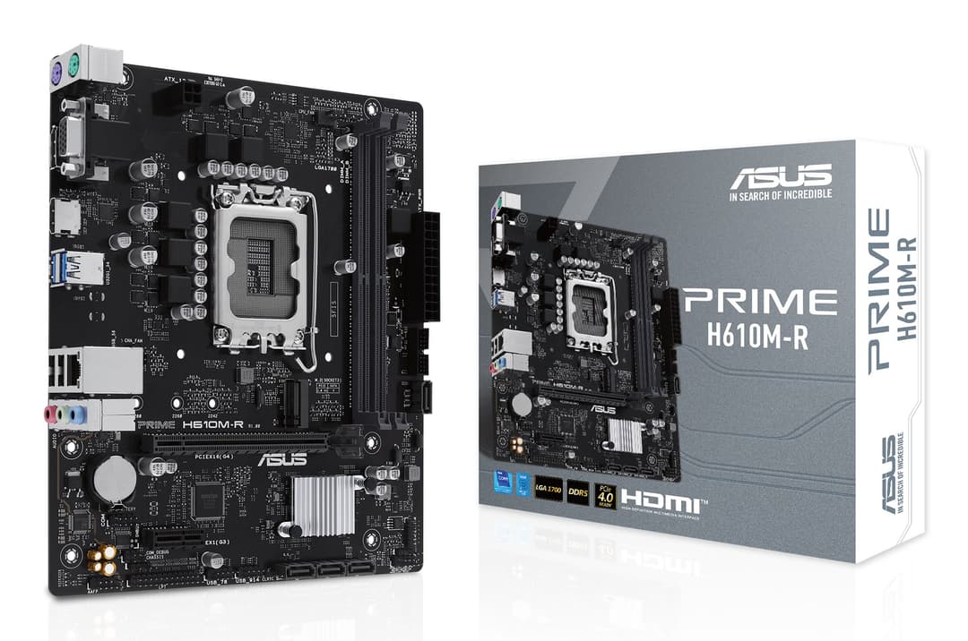 ASUS PRIME H610M-R-SI Intel H610 LGA 1700 micro ATX - Image 1