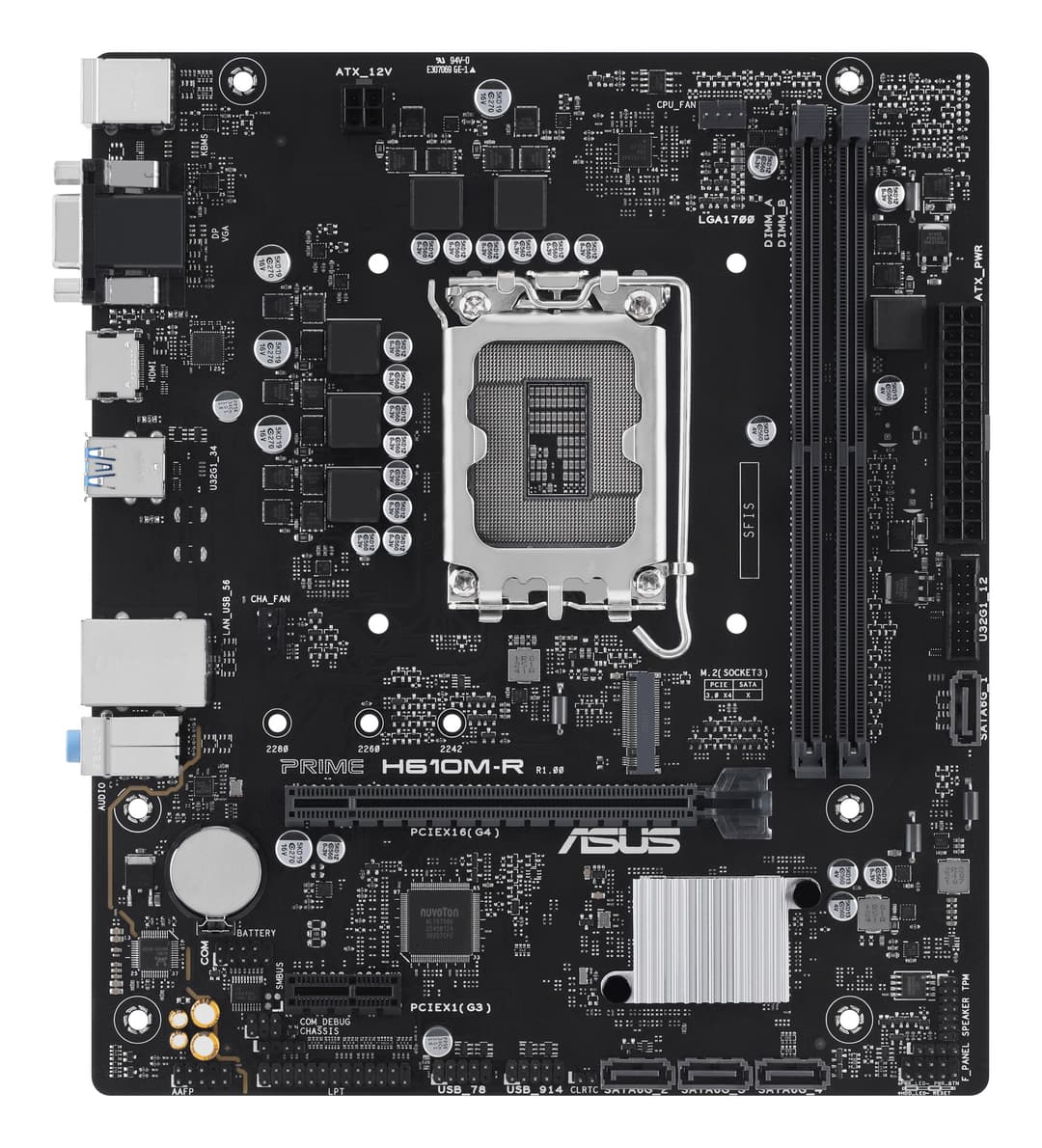 ASUS PRIME H610M-R-SI Intel H610 LGA 1700 micro ATX - Image 2