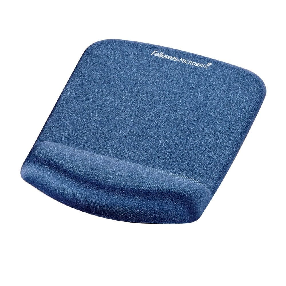 Fellowes 9287302 PlushTouch Mousepad Wrist Support Blue - Image 1