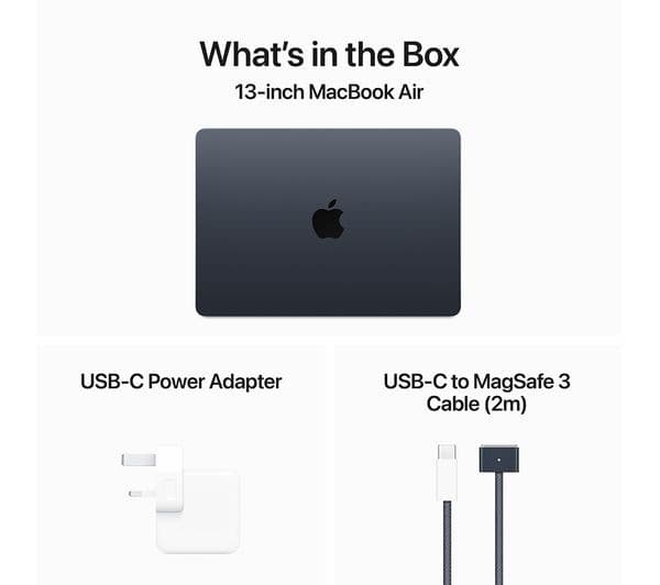 Apple MacBook Air 13.6 2024 M3 8GB 256GB Wi-Fi - Midnight - Image 3