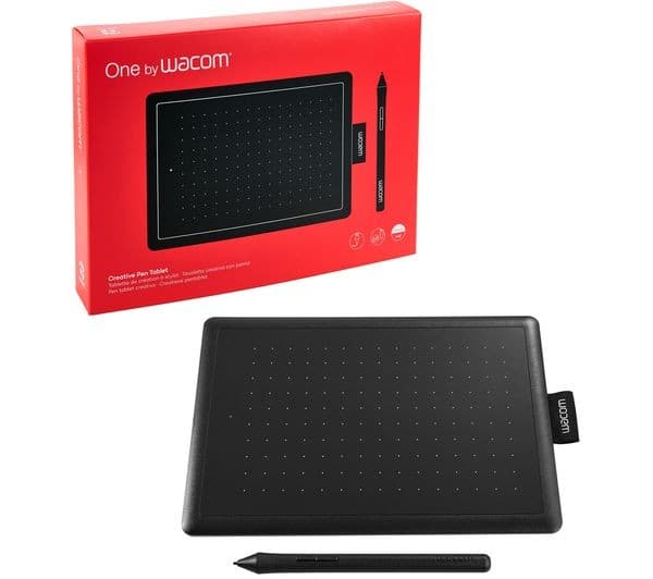 One by Wacom Graphics Tablet CTL-472-N Black - Small - Image 3