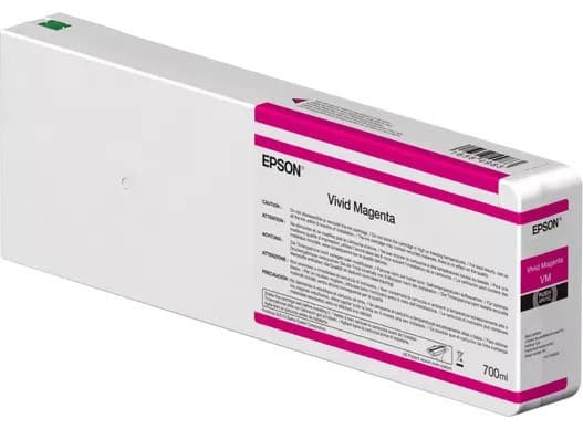 Epson T55K3 UltraChrome HDX/HD 700ml Ink Cartridge for SureColor SC-P6000/P7000/P8000/P9000 - Vivid Magenta - Image 1