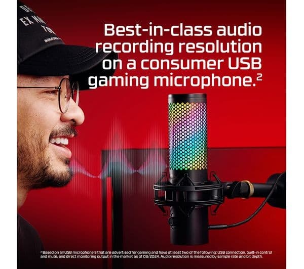 HyperX QuadCast 2S USB Microphone Black - Image 8