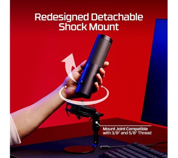 HyperX QuadCast 2S USB Microphone Black - Image 9