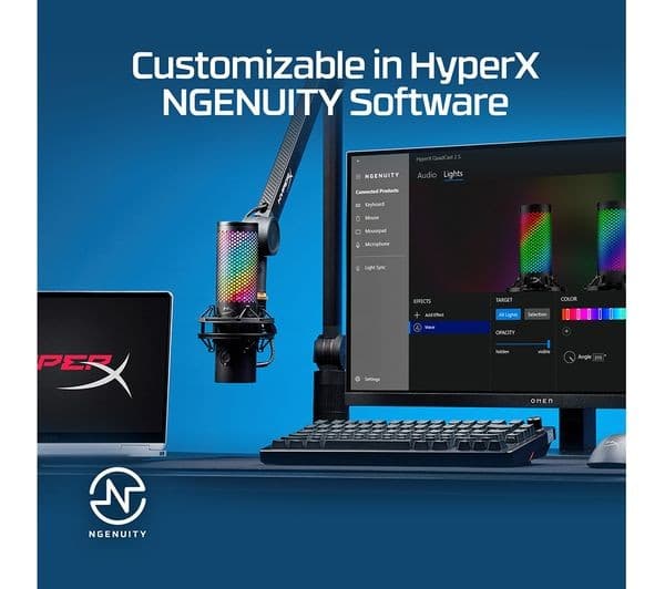HyperX QuadCast 2S USB Microphone Black - Image 10