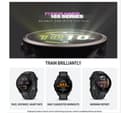 Garmin Forerunner 165 43mm GPS Running Smartwatch - Mist Grey/Whitestone thumbnail 2