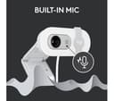 Logitech Brio 100 Full HD 1080p Webcam - White thumbnail 5