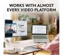 Logitech Brio 100 Full HD 1080p Webcam - White thumbnail 7