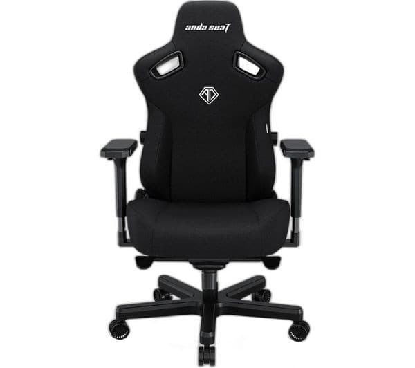 AndaSeat Kaiser 3 Premium Gaming Chair - XL, Carbon Black Linen Fabric - Image 1