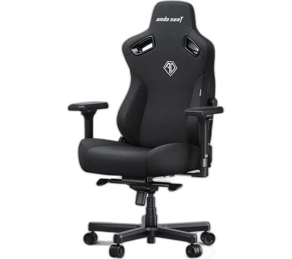 AndaSeat Kaiser 3 Premium Gaming Chair - XL, Carbon Black Linen Fabric - Image 2