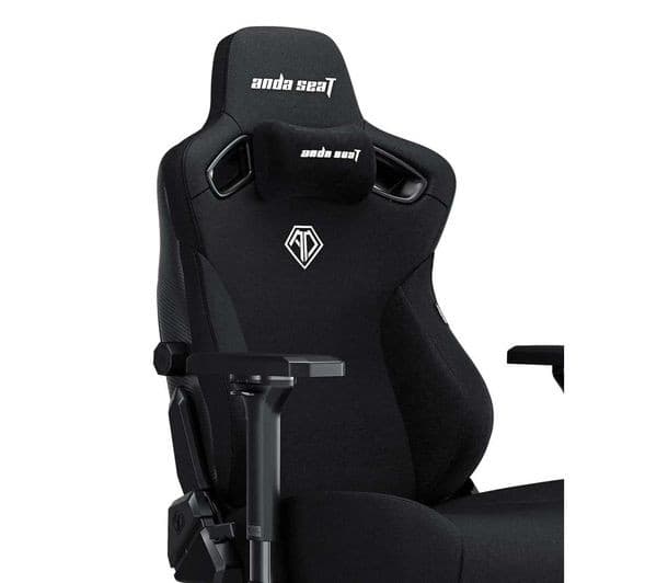 AndaSeat Kaiser 3 Premium Gaming Chair - XL, Carbon Black Linen Fabric - Image 4