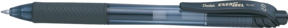 Pentel Energel X Black Gel Retractable Gel Rollerball 0.7mm Tip Pack of 12 - Image 1