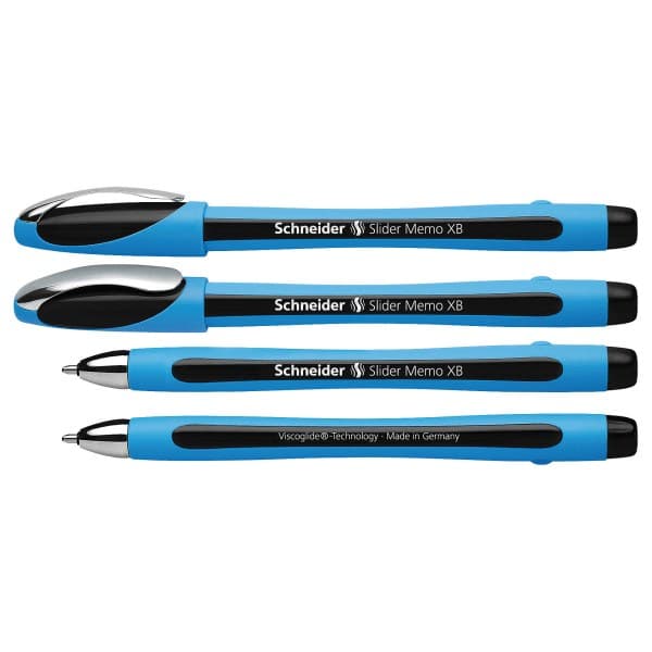 Schneider Slider Memo XB Ballpoint Pen, Black (150201) - Image 1