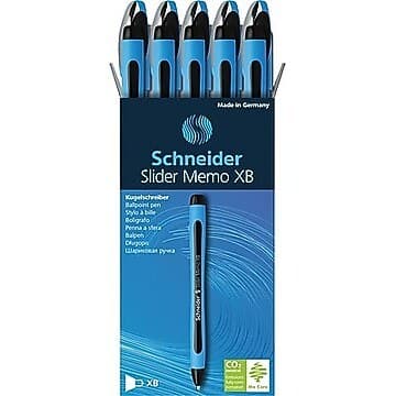 Schneider Slider Memo XB Ballpoint Pen, Black (150201) - Image 4