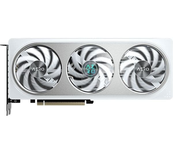 GIGABYTE GeForce RTX 5060 AERO OC 8G Graphics Card - 8GB GDDR7, 128-bit, PCI-E 5.0, 2595 MHz Boost Clock, 3 x DP, 1 x HDMI, NVIDIA DLSS 4, GV-N5060AERO OC-8GD