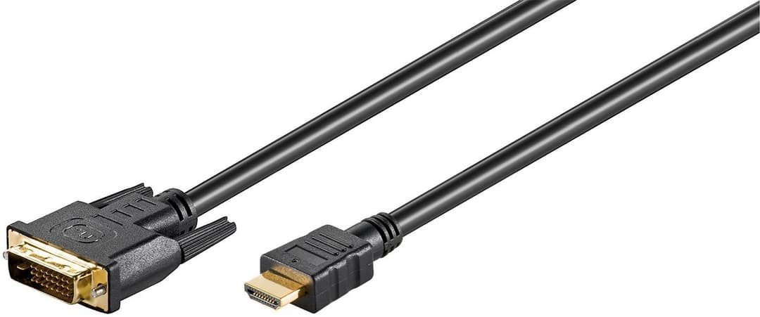 HDMI 19 - DVI-D M-M Cable 1m - Image 1