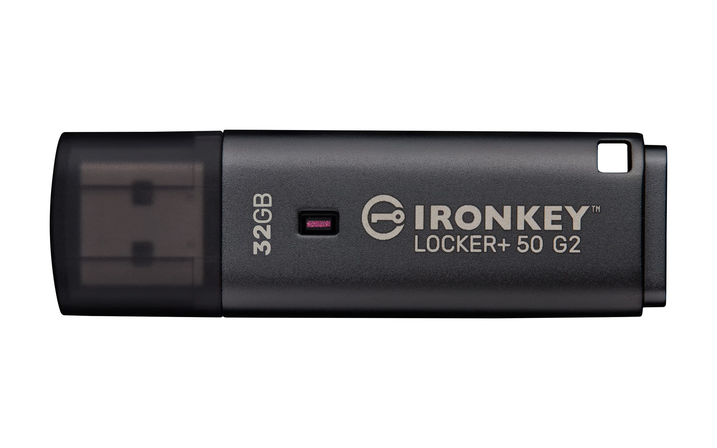 Kingston IronKey Locker+ 50 G2 AES-256 Encrypted USB 3.2 Gen 1 Flash Drive 32GB