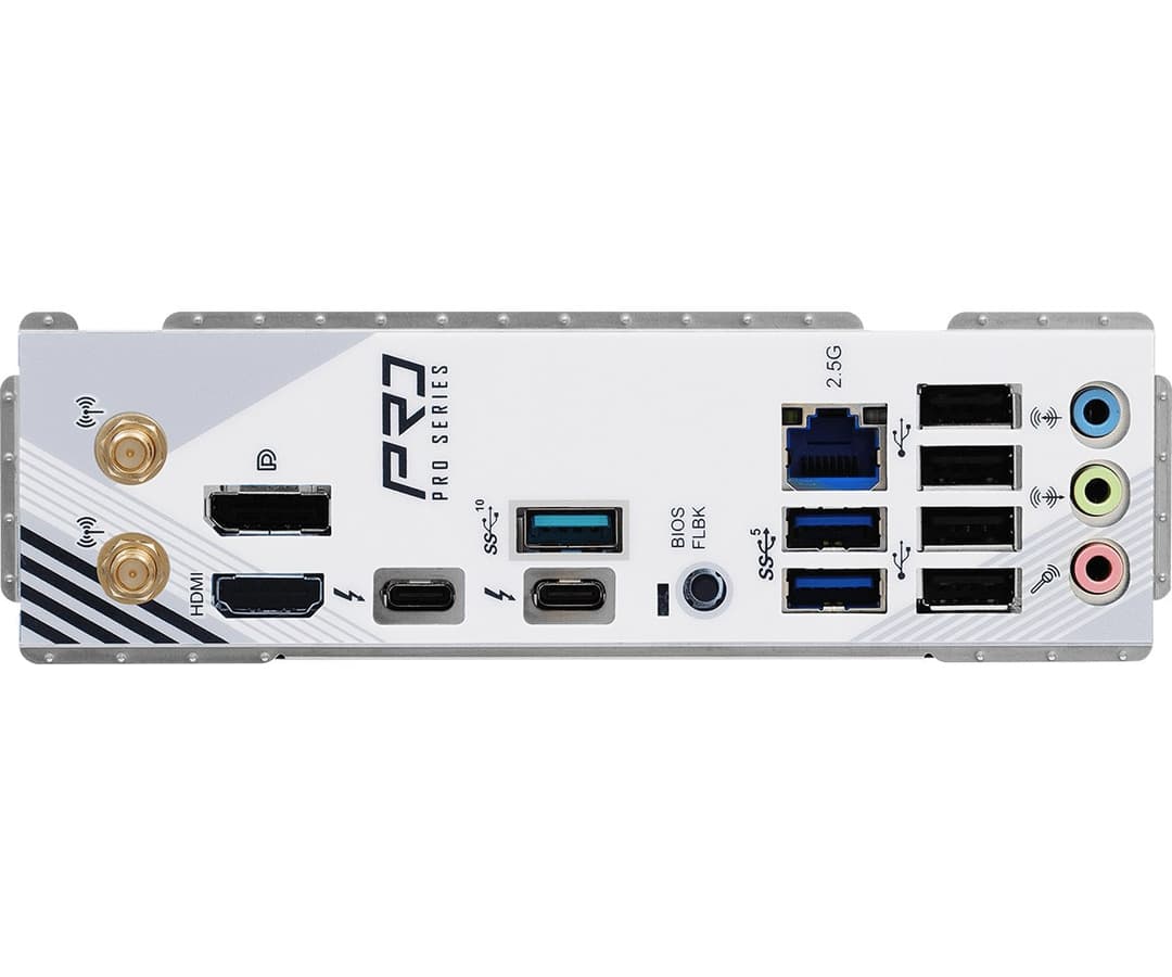 Asrock Z890 Pro RS WiFi White Intel Z890 LGA 1851 (Socket V1) DDR5 ATX Motherboard - Image 5