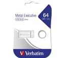 VERBATIM Metal Executive USB 2.0 Memory Stick - 64 GB, Silver thumbnail 6