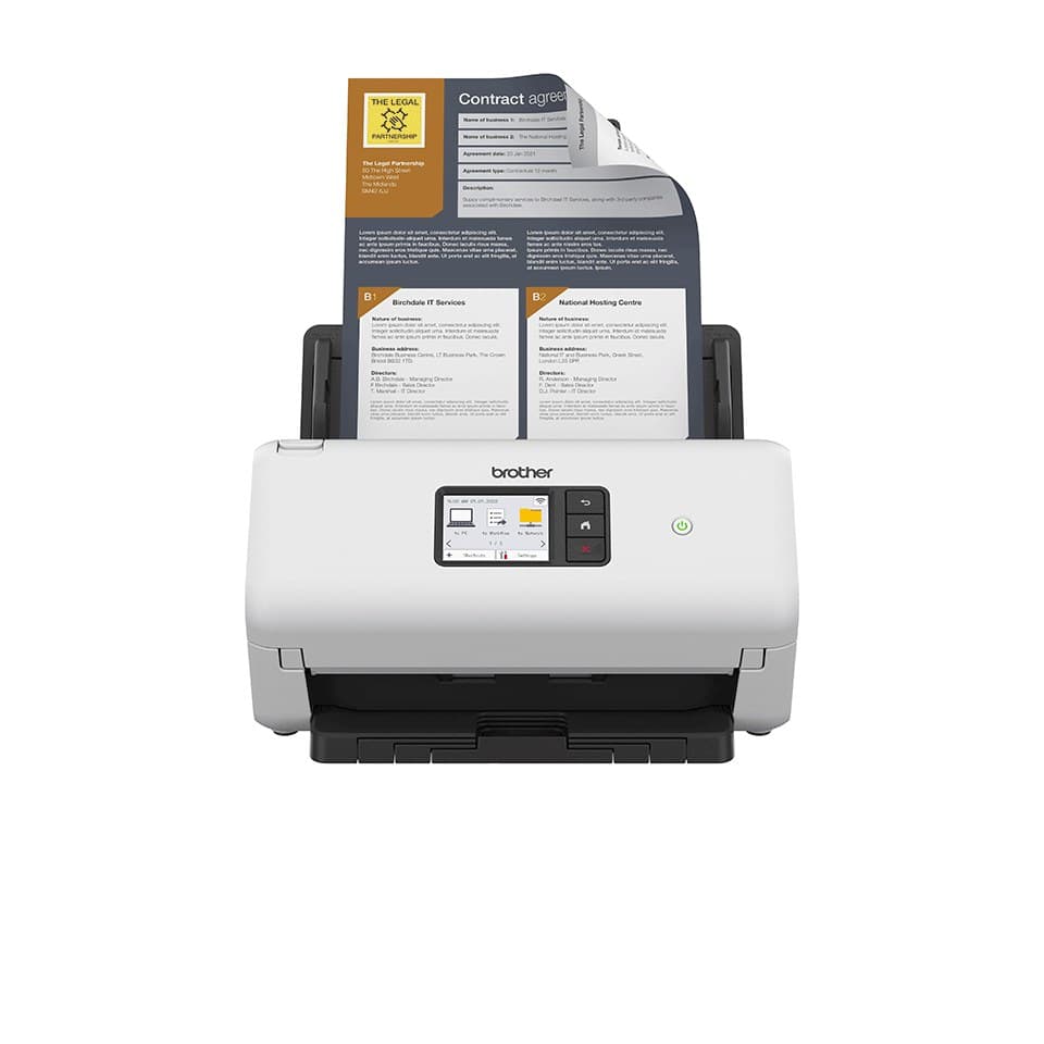 Brother ADS-4550W ADF scanner 600 x 600 DPI Black, White - Image 1