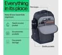 HP Everyday 16" Laptop Backpack Odyssey Grey thumbnail 7