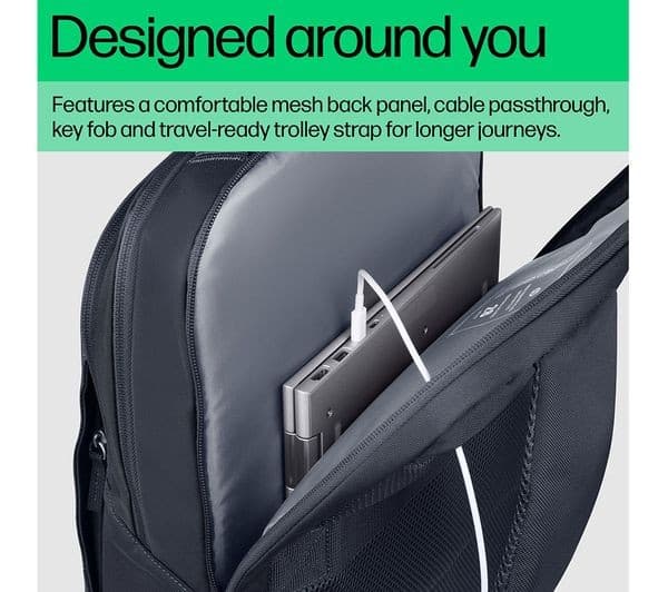 HP Everyday 16" Laptop Backpack Odyssey Grey - Image 8