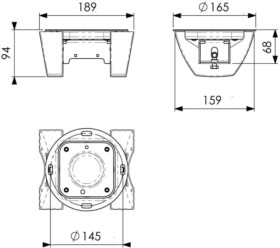 Vogel's PUC 1065 Ceiling Plate, Turn Wall Mount for Flat Screen Turn 360° 160 Kg - Image 4