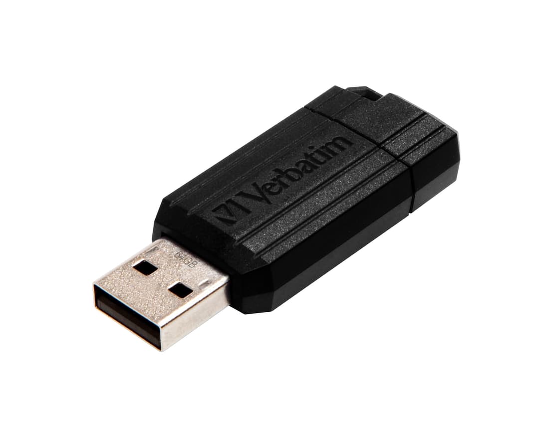 Verbatim PinStripe - USB Drive 64 GB - Black - Image 3