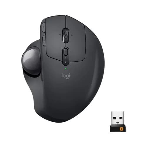 Logitech MX Ergo Wireless Trackball Mouse Graphite - Image 1