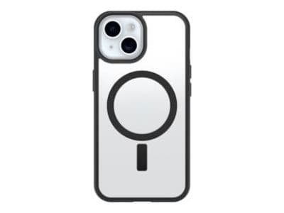 OtterBox React Series MagSafe Case for iPhone 16, Clear/Black
