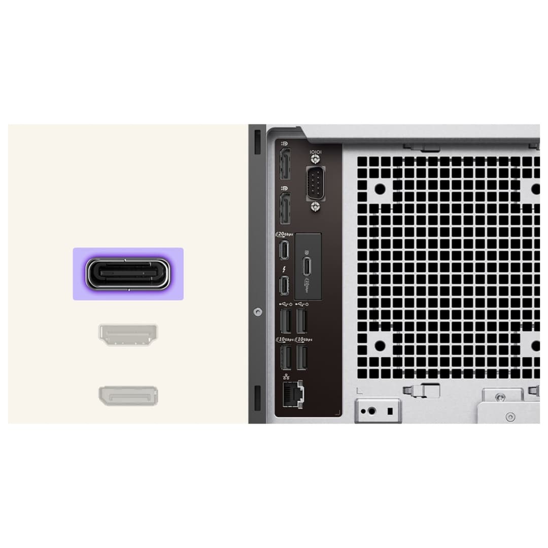 DELL Pro Max FCT2250 T2 Intel Core Ultra 7 265 32GB RAM 1TB SSD RTX A1000 Windows 11 Pro Tower PC - Image 4