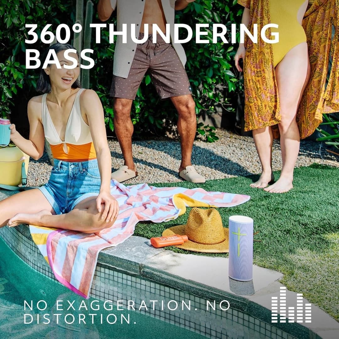Ultimate Ears MEGABOOM 4 Portable Waterproof Bluetooth Speaker Rasberry - Image 2