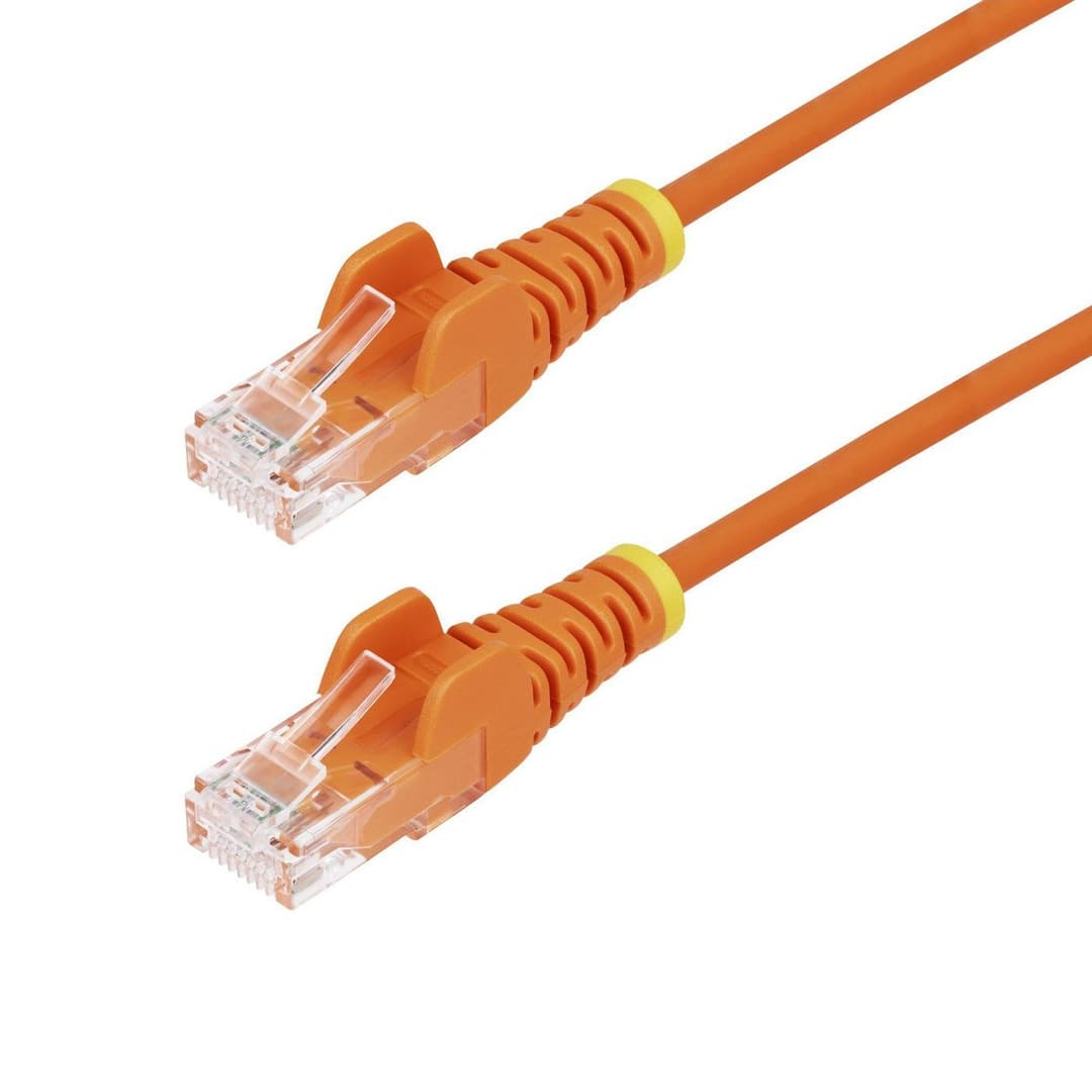 1.5M Orange Slim Cat6 - Image 1